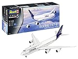 Revell-03891 Other License Boeing 747-8 Lufthansa New Livery, Kit Modelo, Escala 1:144, Color Blanco, 52.5 cm (03891)