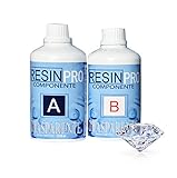 Resin Pro GR 320 Resina epoxi ultra transparente, dos componentes, efecto agua, para la fabricacin de joyas de resina