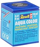 Revell 36378 Aqua Color - Pintura acrlica Mate Sedoso (18 ml), Color Gris Oscuro
