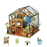 Rolife 3D DIY Modelo de casa de muecas con Luces Miniatura de Madera Kits de Muebles nias-nios 14 15 16 17 18 aos de Edad hasta Juguetes(Cathy's Flower House)