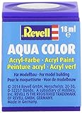 Revell 36191 Aqua Color - Pintura acrlica Metalizada (18 ml), Color Hierro