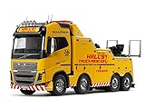 Tamiya Tamiya-56362 1:14 Volvo FH16 Tow Truck 8x4-Kit de Montaje, RC, Control Remoto, camin, Juguete de construccin, modelismo, jugueteo, Color Yellow (56362)