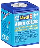 Revell 36105 Aqua Color - Pintura acrlica Mate (18 ml), Color Blanco RAL 9001
