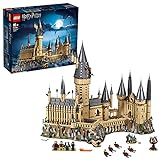 LEGO 71043 Harry Potter Castillo de Hogwarts con Botes y Animales, Maqueta para Construir para Adultos con Mini Figuras, Coleccionable de Pelcula