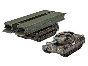 Revell- Maqueta de Tanque, Combate Leopard 1A5 y el lanzapuentes blindado Biber. Kit Modelo, Escala 1:72 (03307)