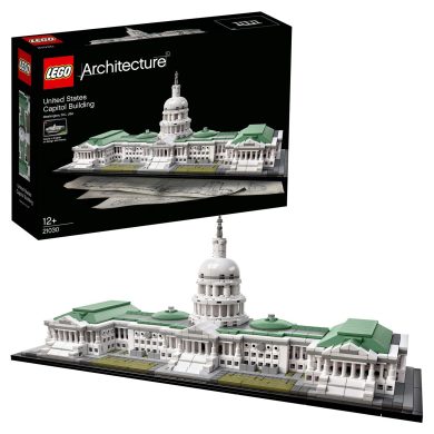 LEGO Architecture - Edificio del capitolio de Estados Unidos, Set de construcciÃ³n del EmblemÃ¡tico Edificio de Estados Unidos (21030)