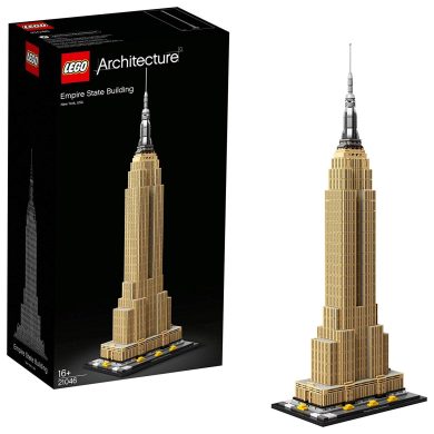 LEGO Architecture - Empire State Building Nuevo Juego de ConstrucciÃ³n, Maqueta de Juguete de la IcÃ³nica Torre de New York (21046)