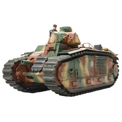 Tamiya B1 bis (German Army) - Maqueta Para Montar Tanque B1 Bis, Ejesrcito Alemán Escala 1/35