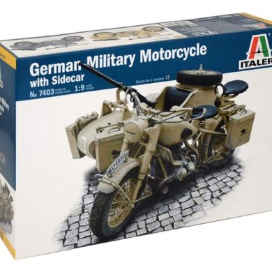 Italeri 7403 – 1: 9 "Deut Militar Motocicleta con Aspecto Carro