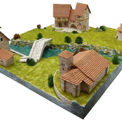AEDES Set para dioramas Rurales en Caja de 37 x 26 x 7 cm 1456