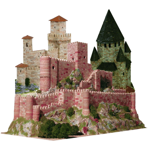 maquetas de castillos medievales
