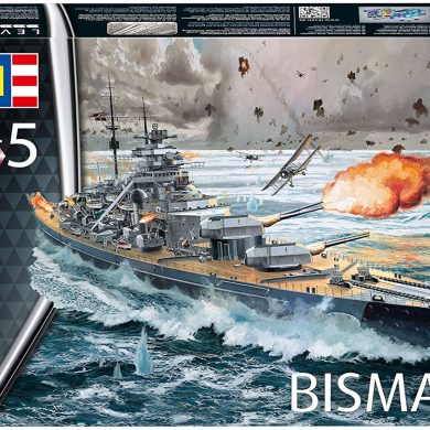 Revell- Bismarck Maqueta Acorazado, 14+ Años, Multicolor, 71,8 cm de Largo (05040)