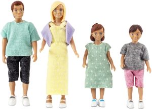 Lundby Doll's House - Juego Familiar de muñecas - Clásico: mamá, papá y Dos niños