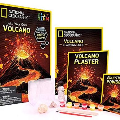 National Geographic- CREA tu Volcán Natural Geographic, Multicolor (Toypartner 60061)