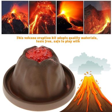 Zerodis Kit de producción del volcán, educación volcán volcán erupción físicoquímico Experimento.