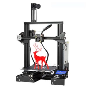 Impresora 3D Creality Ender 3 con formato de código abierto asequible y excelente calidad de impresión, reanudación de impresión, gran volumen de impresora