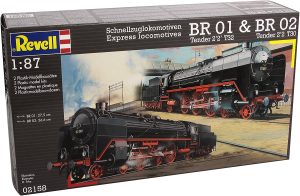 Revell Modellbausatz 02158 BR01 y BR02 - Locomotoras a vapor a escala 1:87 [Importado de Alemania]